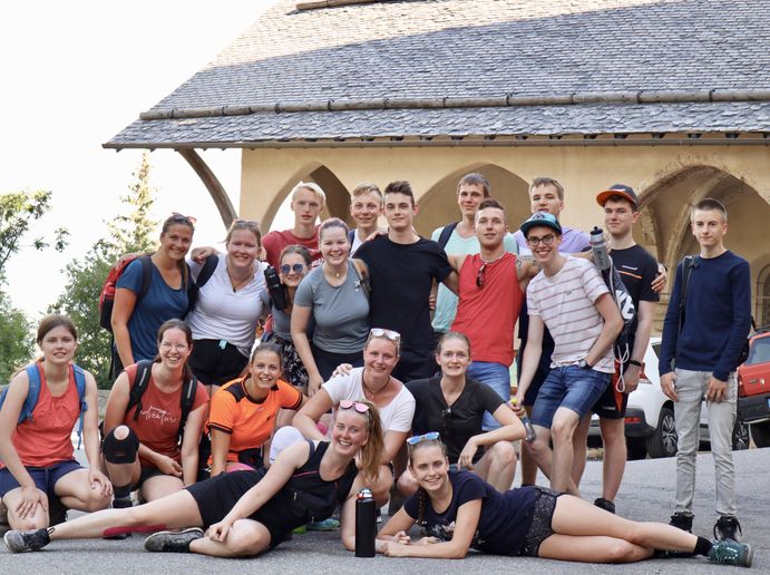 Groepsfoto Frankrijk jongerenreizen